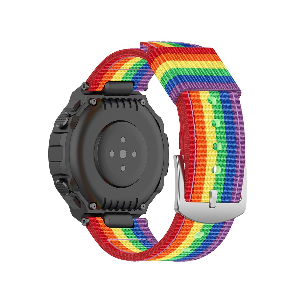 Dây Đeo Vải Sọc Thể Thao Cho Đồng Hồ Thông Minh Xiaomi Huami Amazfit Trex A1918