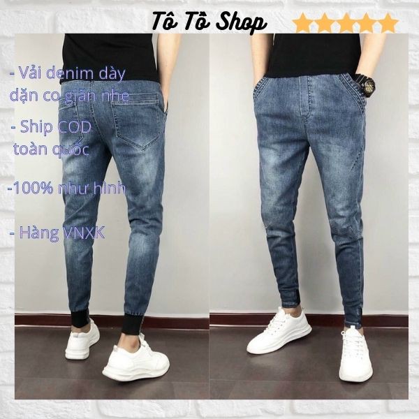 Quần Jean Nam Mẫu Mới ❤️FREESHIP❤️ Quần Bò Nam Ống Túm Túi Xéo Thời Trang Chuẩn Hàng Shop Tô Tồ Shop - QJNTT5 | BigBuy360 - bigbuy360.vn
