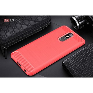 Ready stock LG X4 2019 K40 G7 Q7 plus Stylo5 phone Carbon fiber Soft case