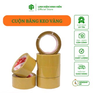 Băng keo kết dính cao, băng keo vàng 1 cuộn