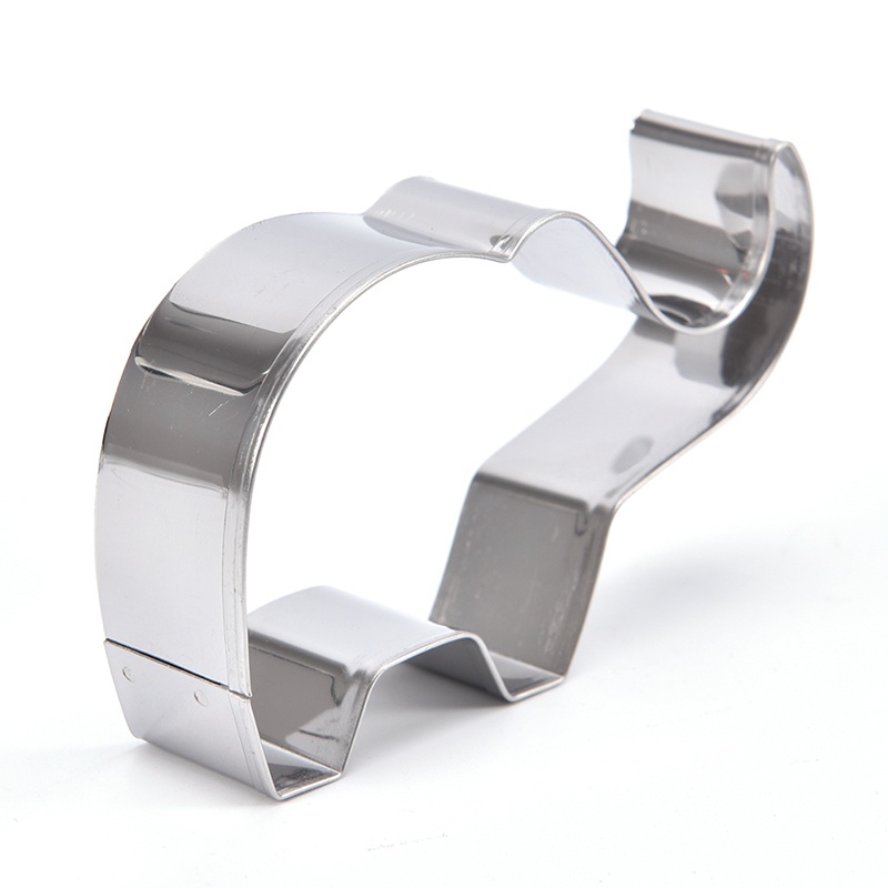 1 Khuôn Cắt Bánh Quy Hình Con Voi Bằng Thép Không Gỉ Dễ Thương