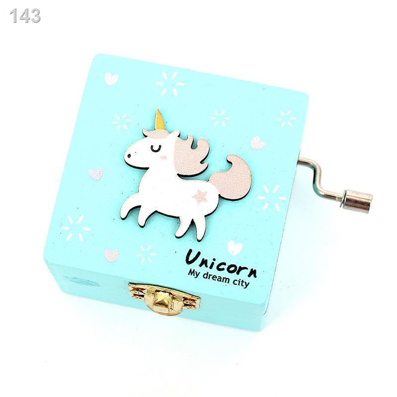 【HOT】Hộp âm nhạc quay tay Unicorn Tính cách sáng tạo Đặc điểm Học sinh Nữ Quà tặng nhật nhỏ Chuông cầm