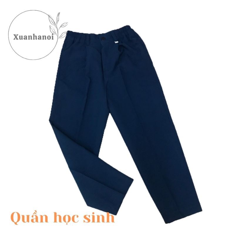 Quần dài đồng phục học sinh mầu xanh than từ 6-12 tuổi XHN699