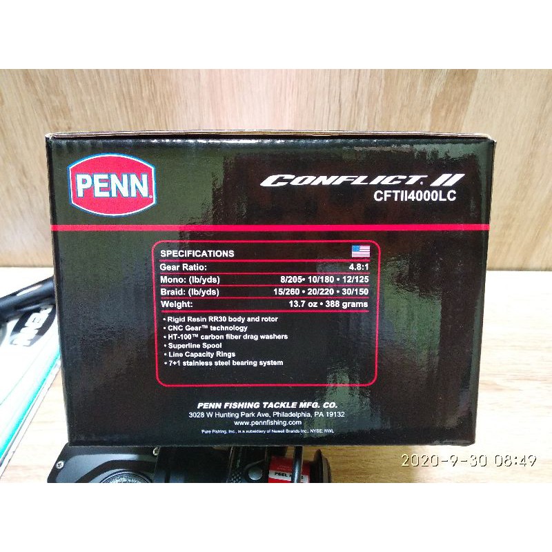 Máy Câu Cá Penn Conflict II CFTII6000LC - CFTII5000LC - CFTII4000LC - Máy Đứng