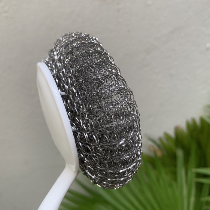 Cây Cọ Xoong Búi Sắt Có Tay Cầm Tiện Lợi