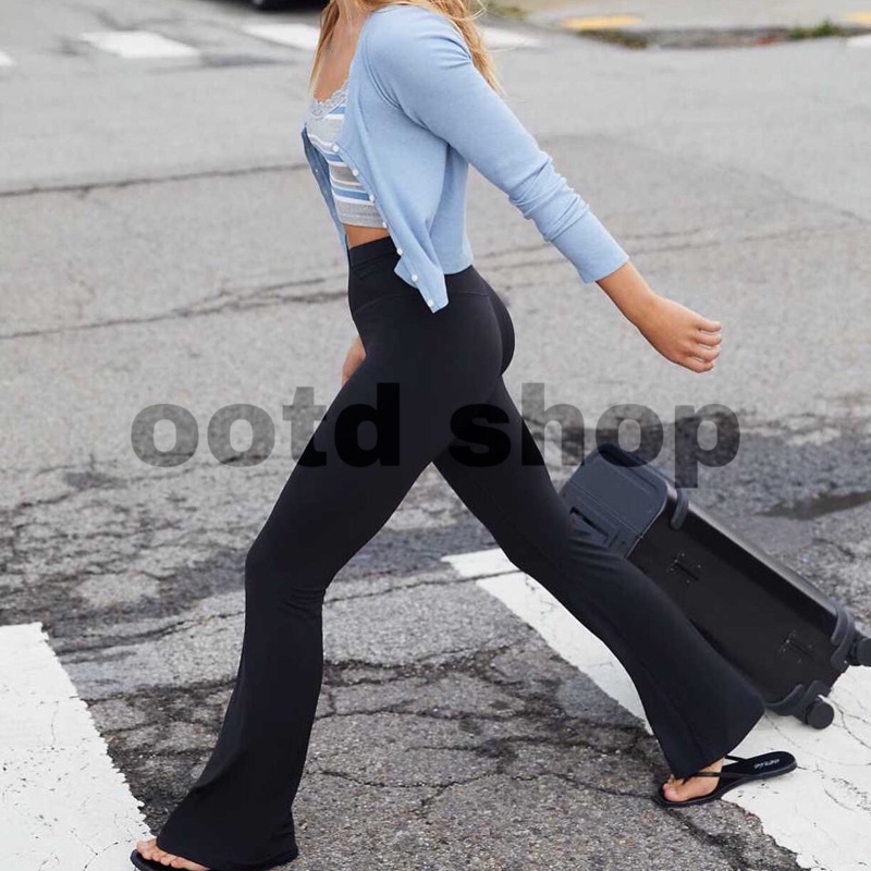 Quần tập ống loe flare leggings VNXK