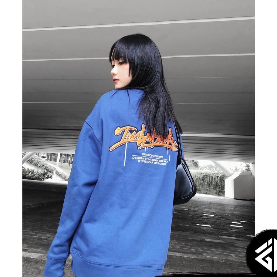 Áo Sweater Blue Sweater iMA God Breaker