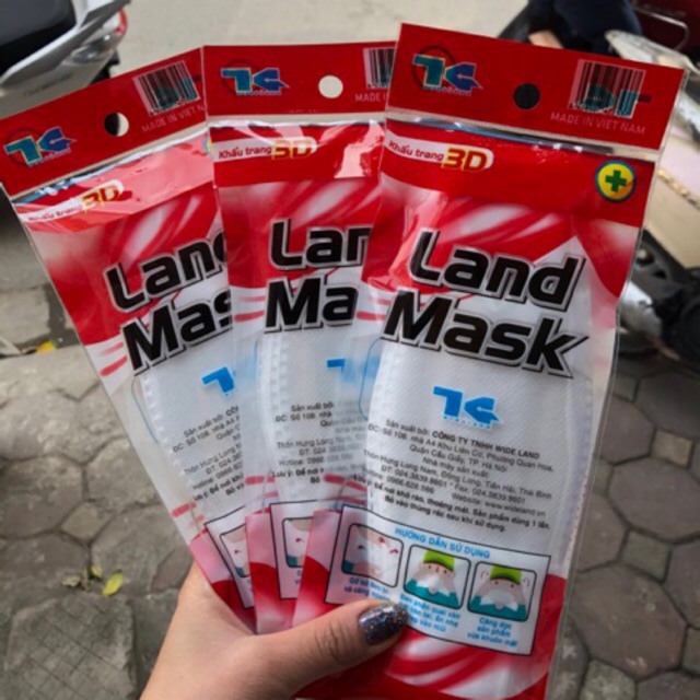Khẩu Trang landmask 4D - người lớn