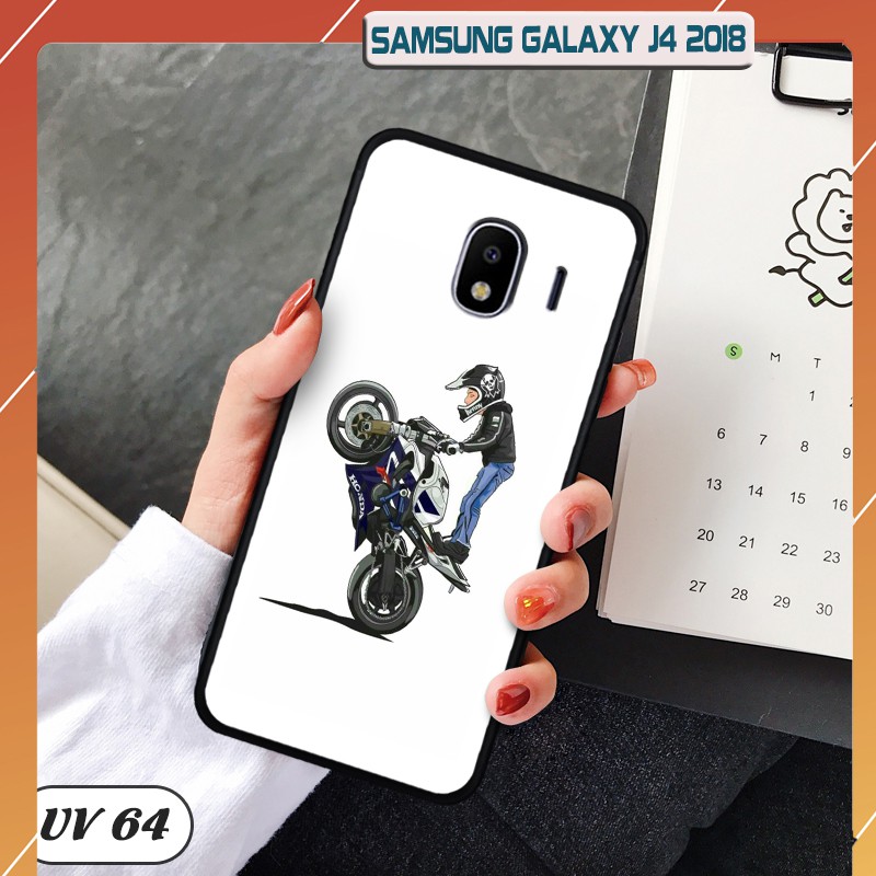 Ốp lưng Samsung Galaxy J4 2018 - lưng nhám viền dẻo
