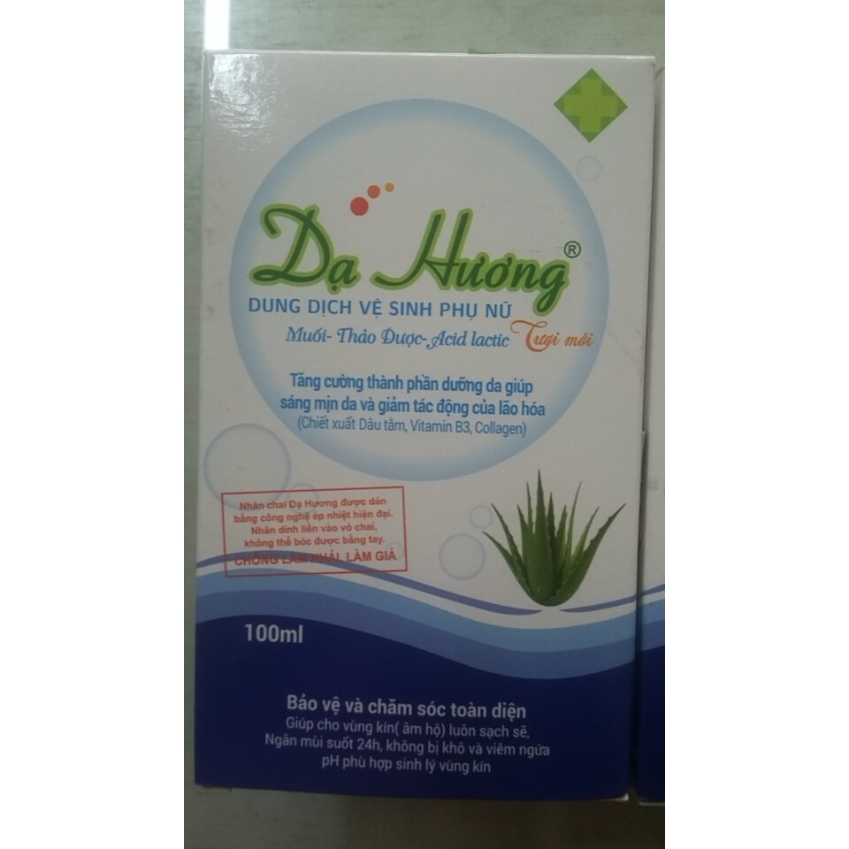 dạ hương 100ml màu xanh & Tím - Dung dịch vệ sinh phụ nữ