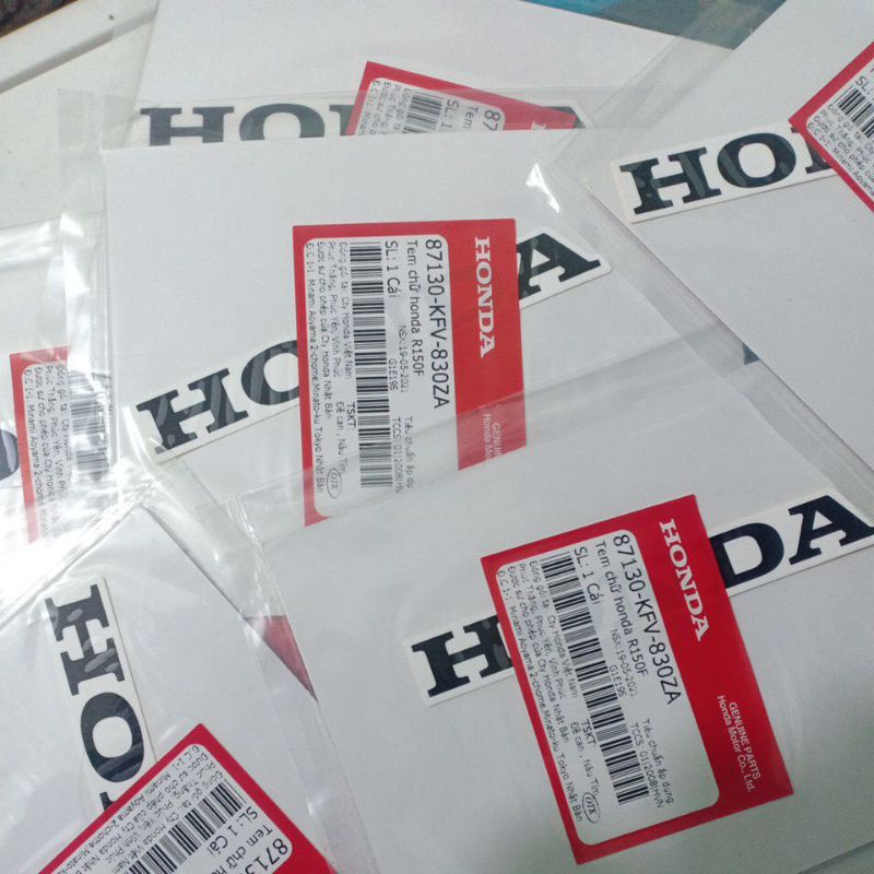 Tem chữ Honda yếm dream