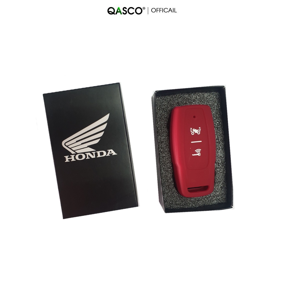 Bọc (bao) chìa khóa HONDA smartkey 2021+ 2 nút màu đỏ (10C 3F)