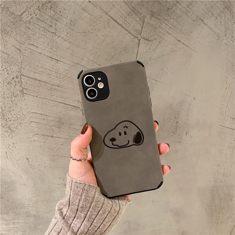 Cute Snoopy Leather Case for iPhone 11 Pro Max 6/6s 7/8 Plus | BigBuy360 - bigbuy360.vn