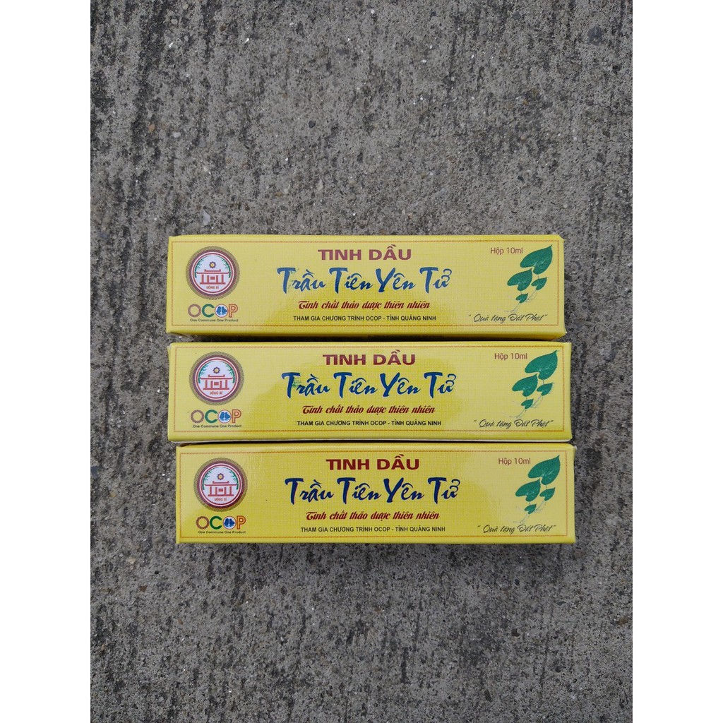 Tinh dầu trầu tiên Yên Tử, dầu xoa bóp Yên Tử, lọ 10ml