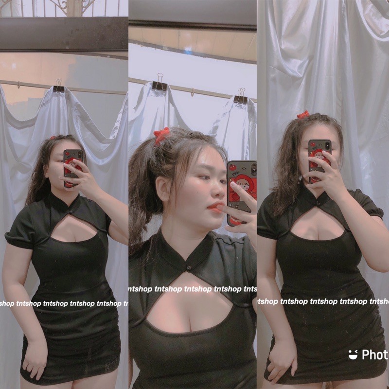 [Mã SKAMSALEP6 giảm 10% tối đa 100K đơn 150K] 🌈 Đầm cổ Tàu . Bigsize 60-90kg 🌈 | BigBuy360 - bigbuy360.vn