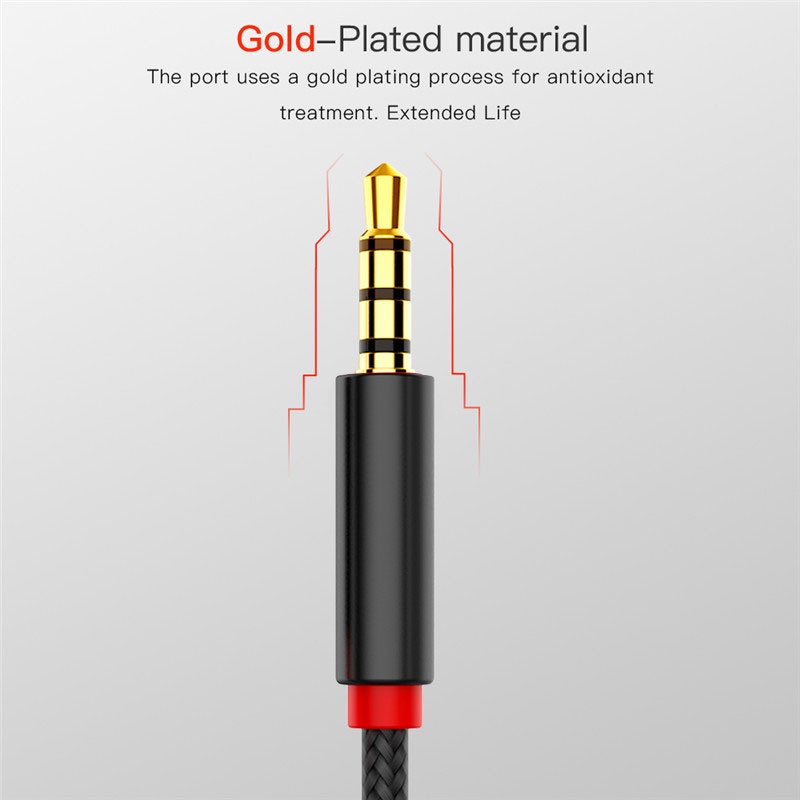 Cáp Chuyển Đổi Âm Thanh Từ Type C Sang Giắc Cắm 3.5mm 1m Hi-Fi Chất Lượng Cao