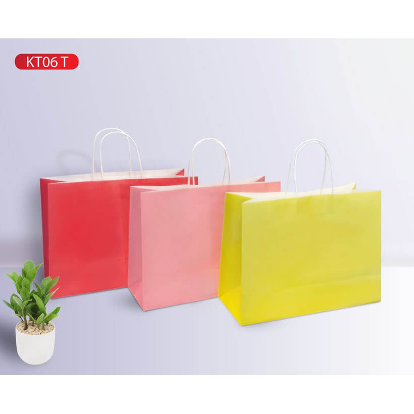 Túi giấy KT06T nhiều màu 26x36x13 cm