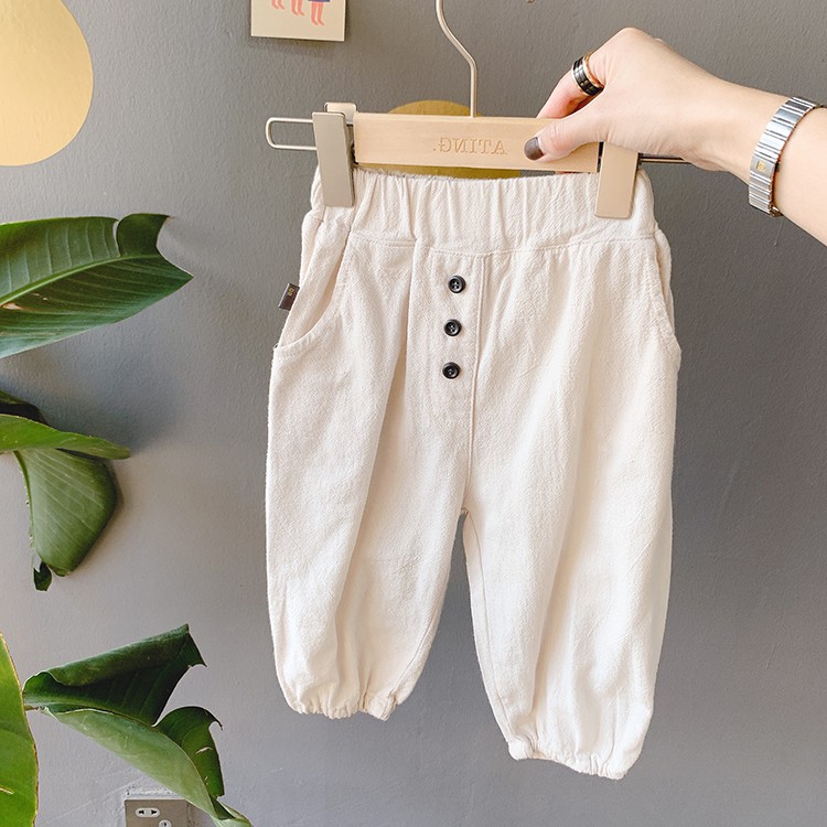 Quần Dài Cotton Cho Bé Gái