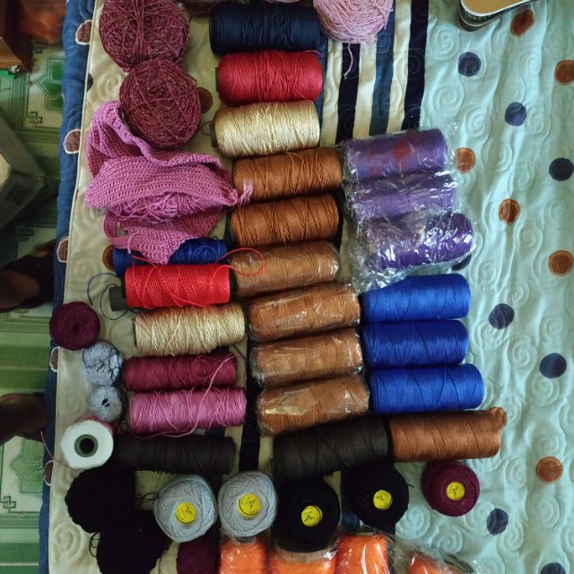 17 cuộ sợi thô