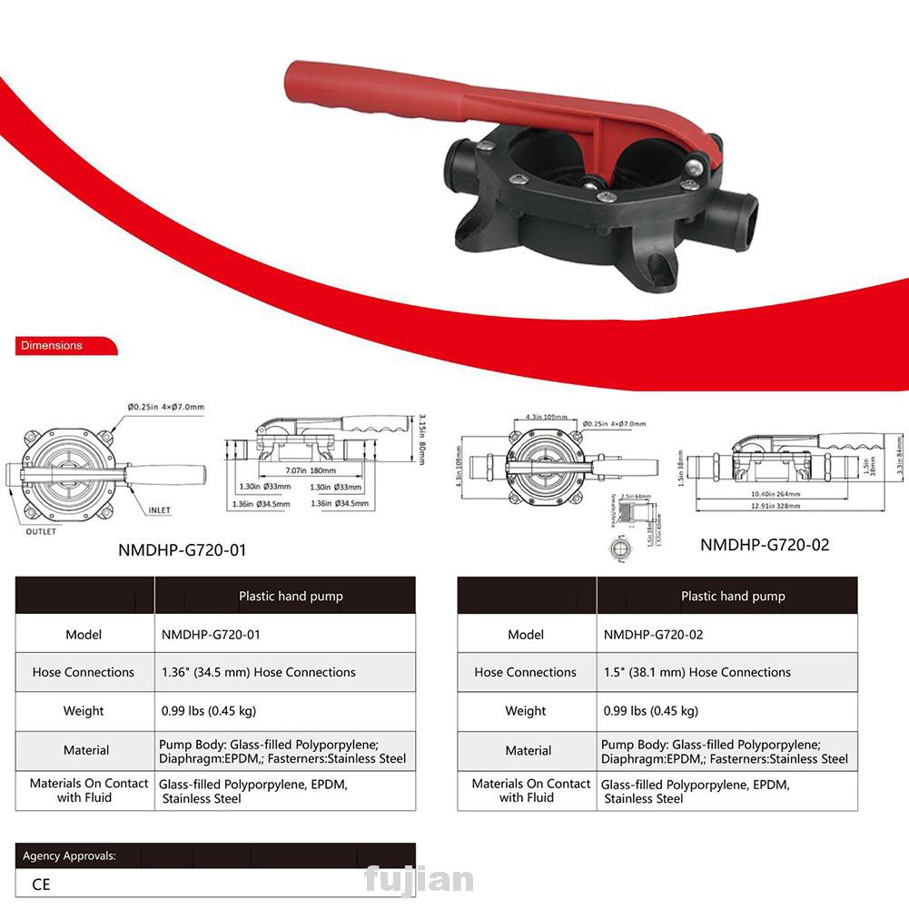 Máy Bơm Nước Bằng Tay Áp Suất Cao 720gph