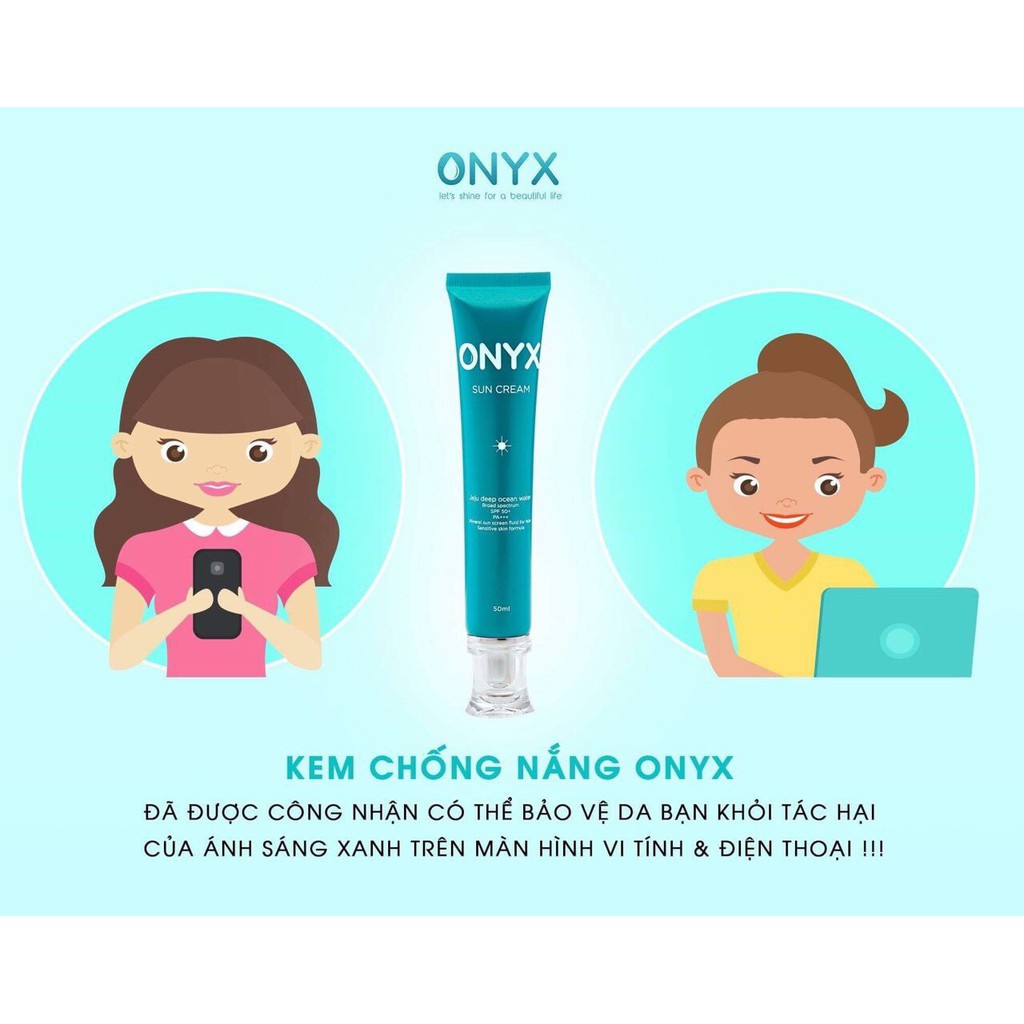 kem chống nắng, dưỡng da, make up da ONYX / 50g | BigBuy360 - bigbuy360.vn