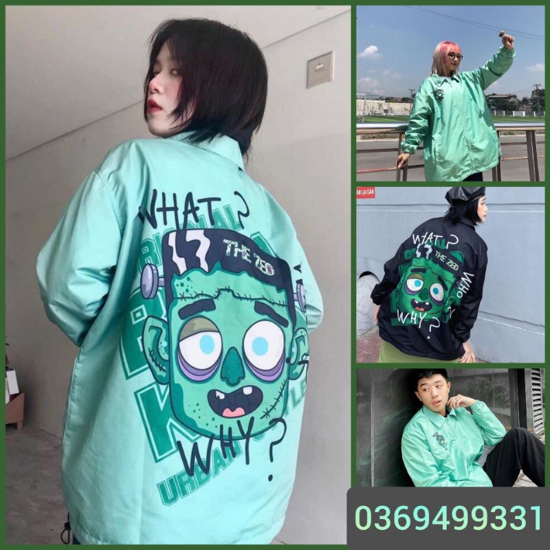 🌈𝗡𝗘𝗪 𝗔𝗥𝗥𝗜𝗩𝗔𝗟💢 ÁO KHOÁC DÙ JACKET THEZED  có form rộng XL )