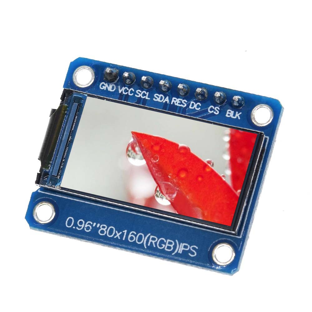 GLENES SPI LCD Module Not OLED Display TFT Display HD 65K For Arduino 0.96 1.3 1.44 1.8 inch Smart Electronics IC 80*160 ST7735 Drive LCD Screen Board