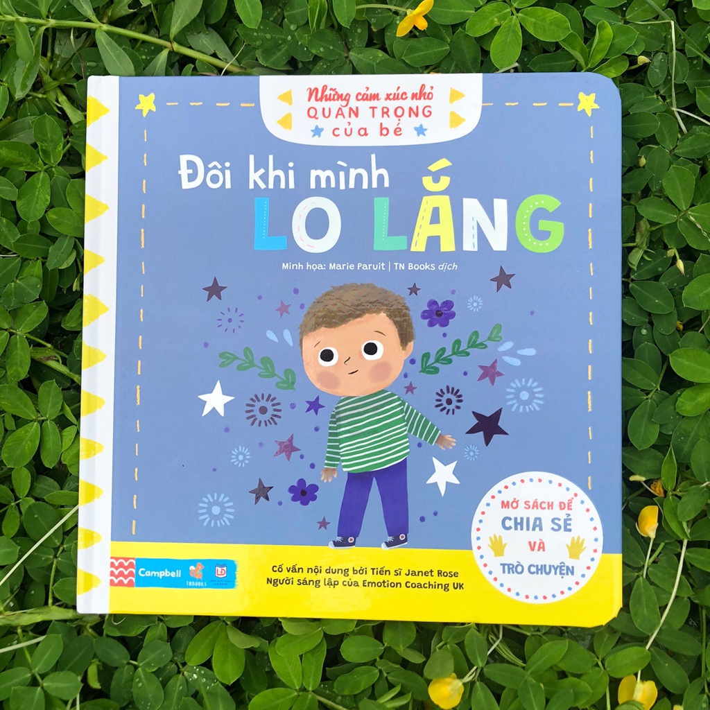 Sách lật mở khám phá - Nhưng cảm xúc nhỏ quan trọng của bé - Đôi Khi Mình Lo Lắng (0-6 tuổi)