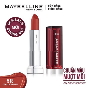 Son Màu Dưỡng Môi Maybelline Sensational State Your Color 518 Chillionaire 3.9g