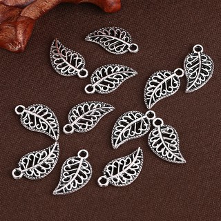 Charm treo chiếc lá bạc
