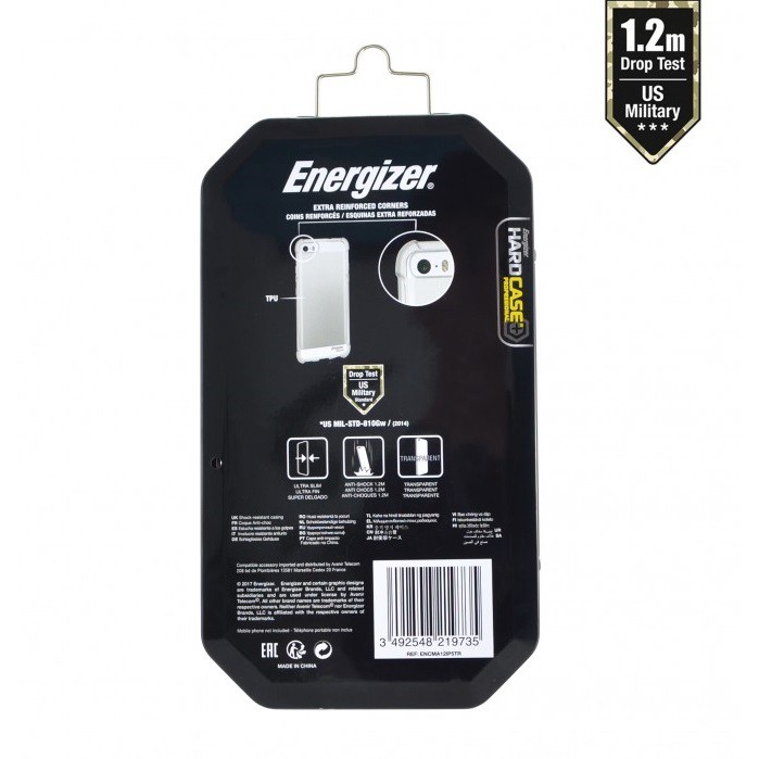 Ốp lưng trong Energizer HC chống sốc 1.2m cho iPhone 5/5S/5SE