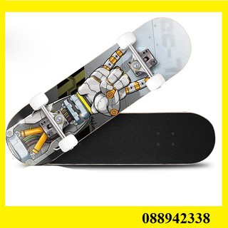 [FREE SHIP] Ván trượt skateboard thể thao chất liệu gỗ phong ép cao cấp 7 lớp mặt nhám