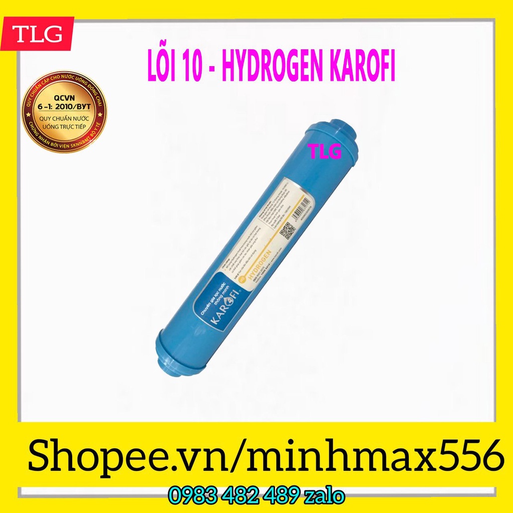 COMBO TRỌN BỘ 10 LÕI LỌC KAROFI  TỪ LÕI 1-10 | LÕI 123-RO ĐÚC MỸ-T33-MIN-FAR-NANO-ALKALINE-HYDROGEN