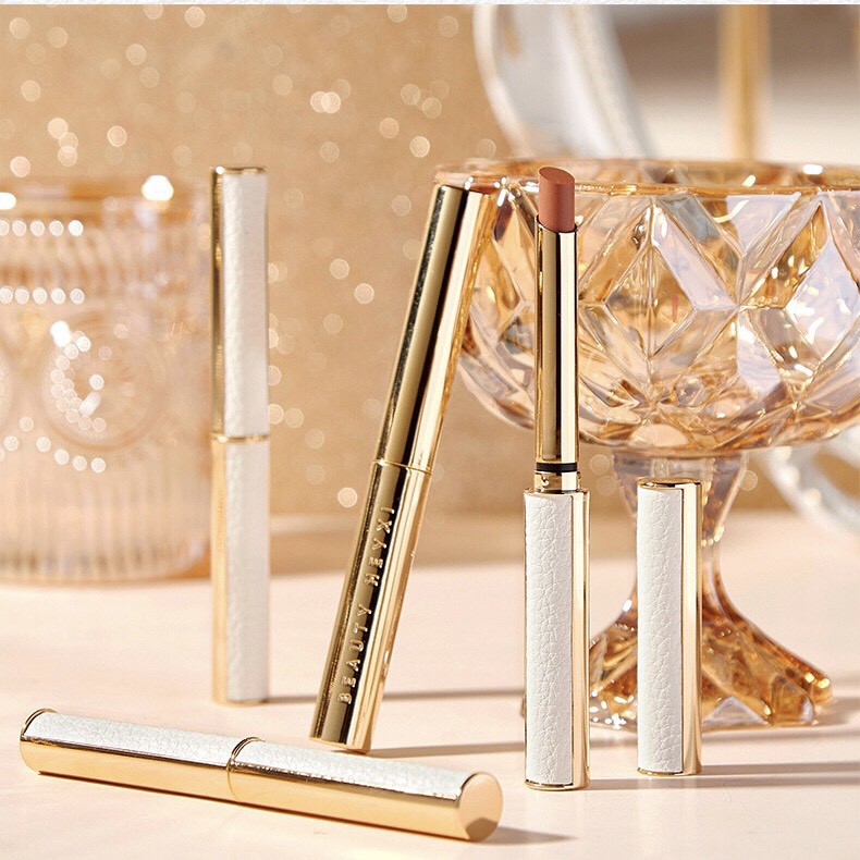 Son thỏi vỏ lấp lánh HERORANGE Gild Velvet Lipstick BEAUTY HEYXI Excellent Velvet Mini Tube Lipstick HEYX15 HERO46