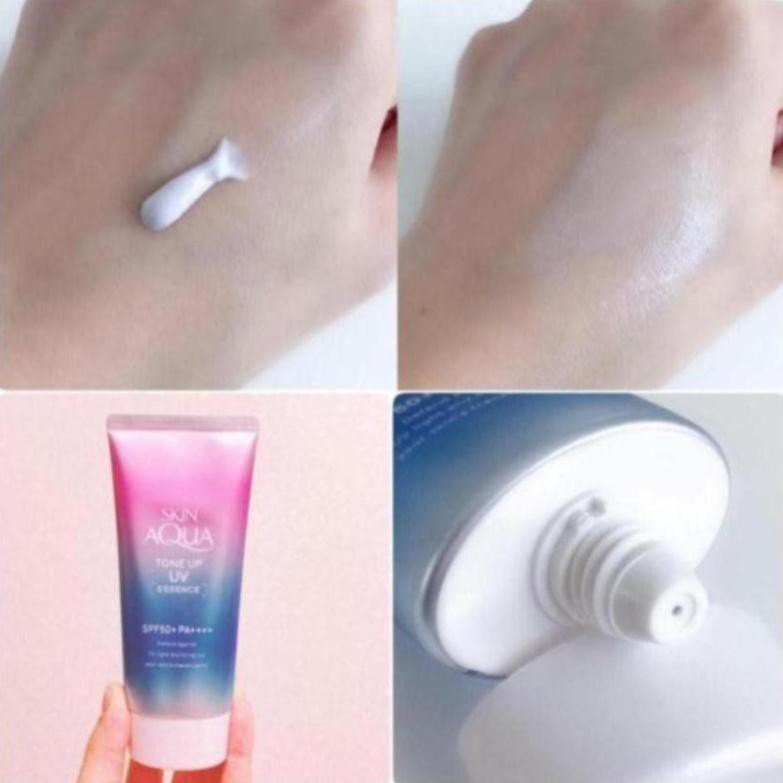 Kem chống nắng Skinaqua Nâng tông size khủng 80G nội địa Nhật