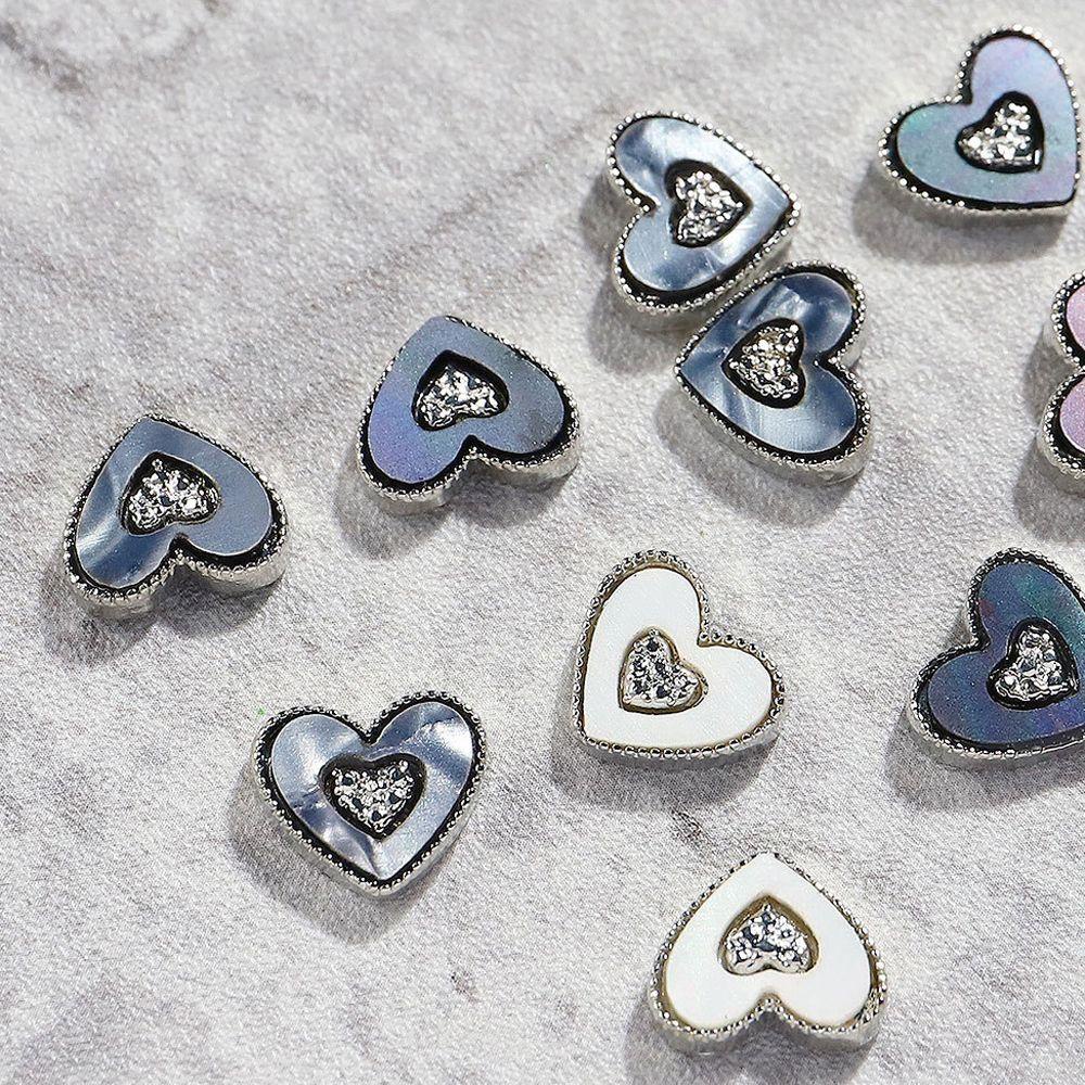 Phụ Kiện Trang Trí Móng Tay 3D Hình Thỏ / Gấu / Trái Tim Thời Trang