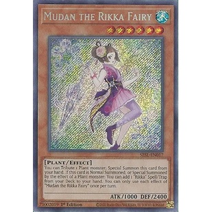 Thẻ Bài Yugioh: Mudan the Rikka Fairy - SESL-EN017 - Secret Rare 1st Edition