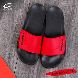 Dép Thái Lan Gambol 43106 Quai Ngang Chính Hãng – Đen Quai Đỏ