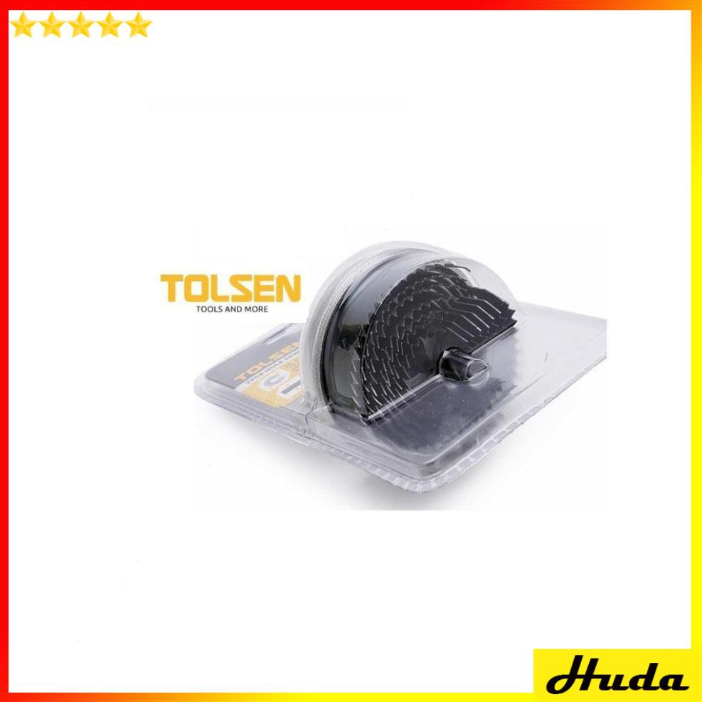 TOLSEN Bộ 7 mũi khoét lỗ gỗ từ 26mm tới 63mm