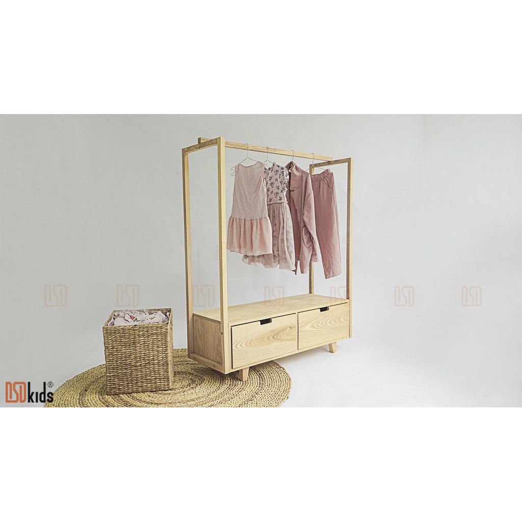 Tủ quần áo 🛑FREESHIP🛑 Tủ quần áo gỗ an toàn tiện ích cho bé [ Nguyên liệu 100% gỗ tự nhiên cao cấp nhập khẩu ] | BigBuy360 - bigbuy360.vn