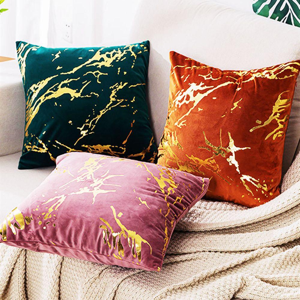 Vỏ Gối Sofa In Chữ FOREVER|Vỏ Gối Hiện Đại Họa Tiết Cẩm Thạch