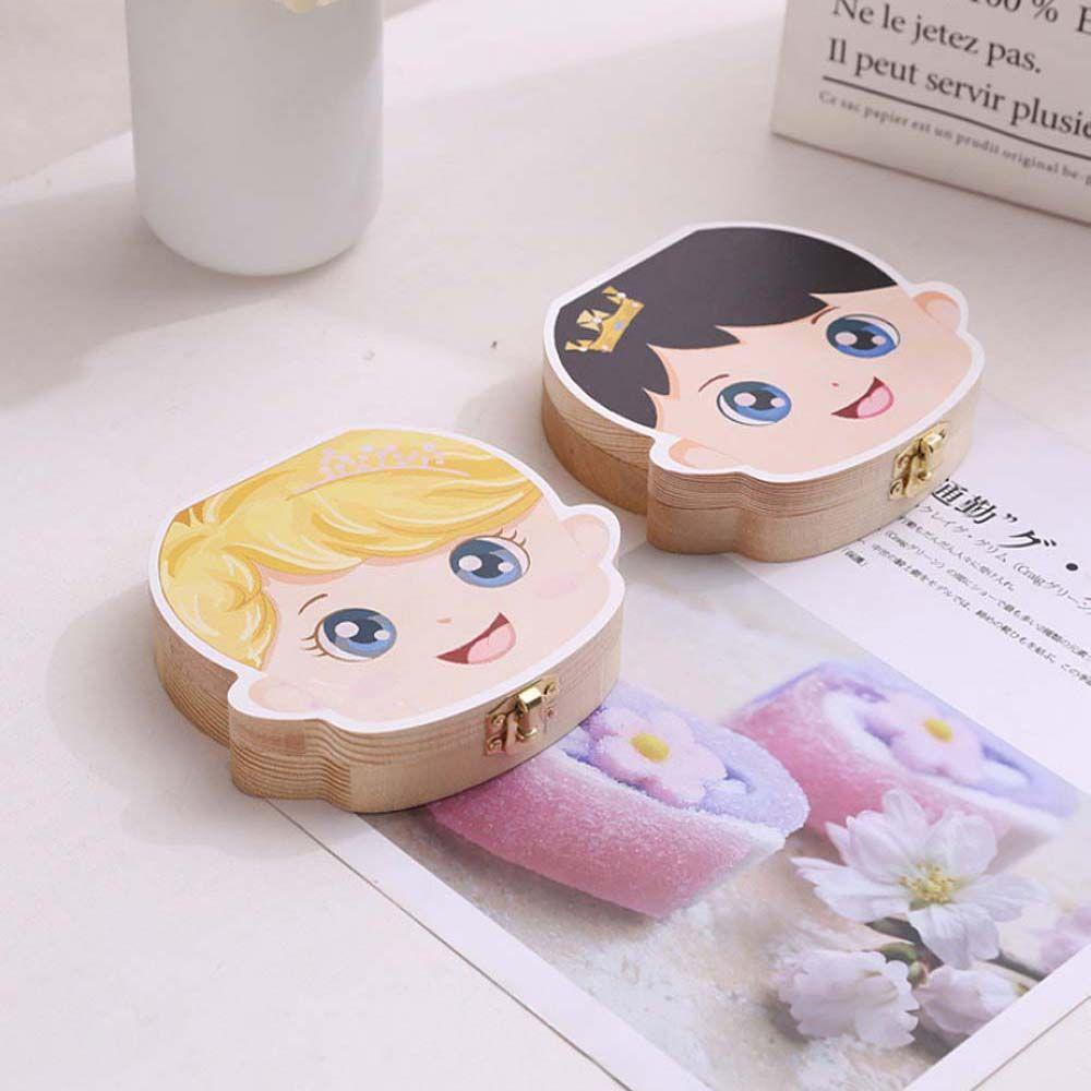 Hộp Gỗ Lưu Trữ Răng Sữa Em Bé Thông Dụng Sáng Tạo