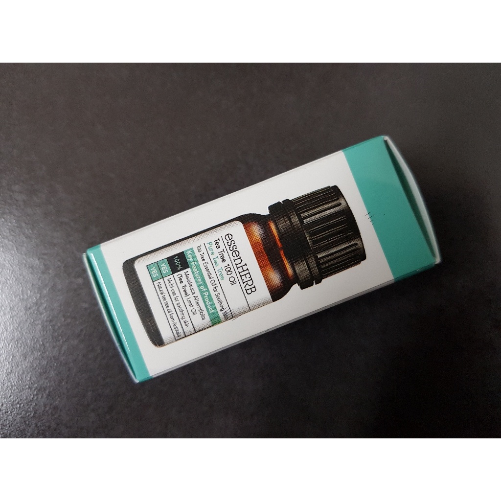Tinh dầu tràm trà nguyên chất cao cấp trị mụn, dịu da, xông phòng khử mùi Essenherb Tea Tree 100 Oil 10ml Hàn Quốc | BigBuy360 - bigbuy360.vn
