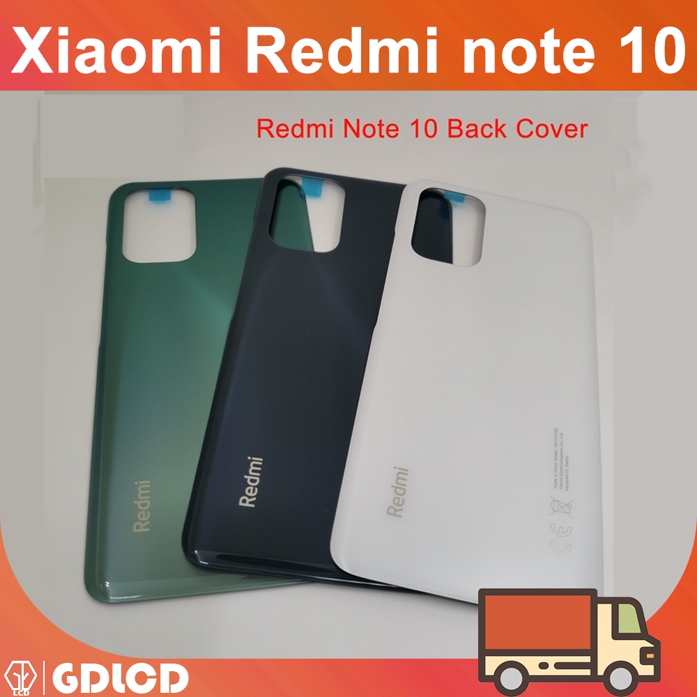 Nắp Lưng Điện Thoại Bằng Kính Thay Thế Chuyên Dụng Cho Xiaomi Redmi note 10 note10 4G note10 note 10