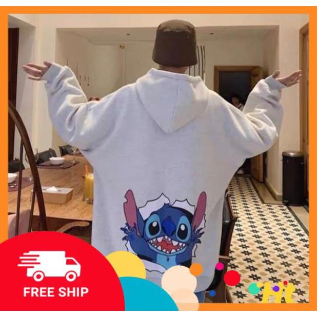 FREESHIP - XẢ KHO CẮT LỖ Áo hoodie Stich vỡ