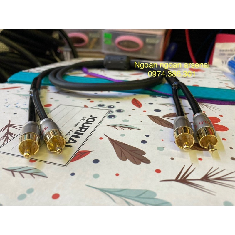 Dây tín hiệu AV, hoa sen, RCA hàng Diy nhập khẩu chất lượng