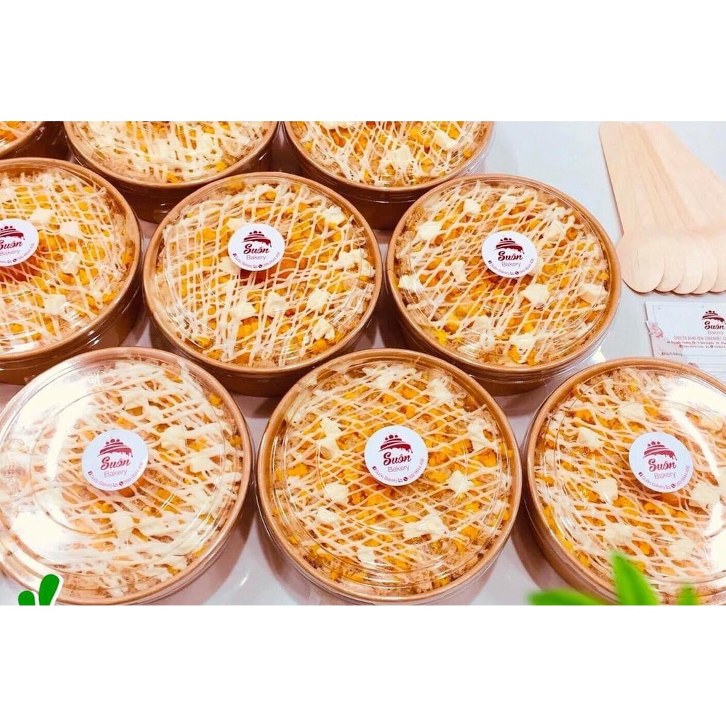 50 Tô giấy kraft chịu nhiệt cao đựng bánh bông lan trứng muối, cơm, bánh, hủ tíu, phở, sữa chua, bánh tráng,750ml 1000ml