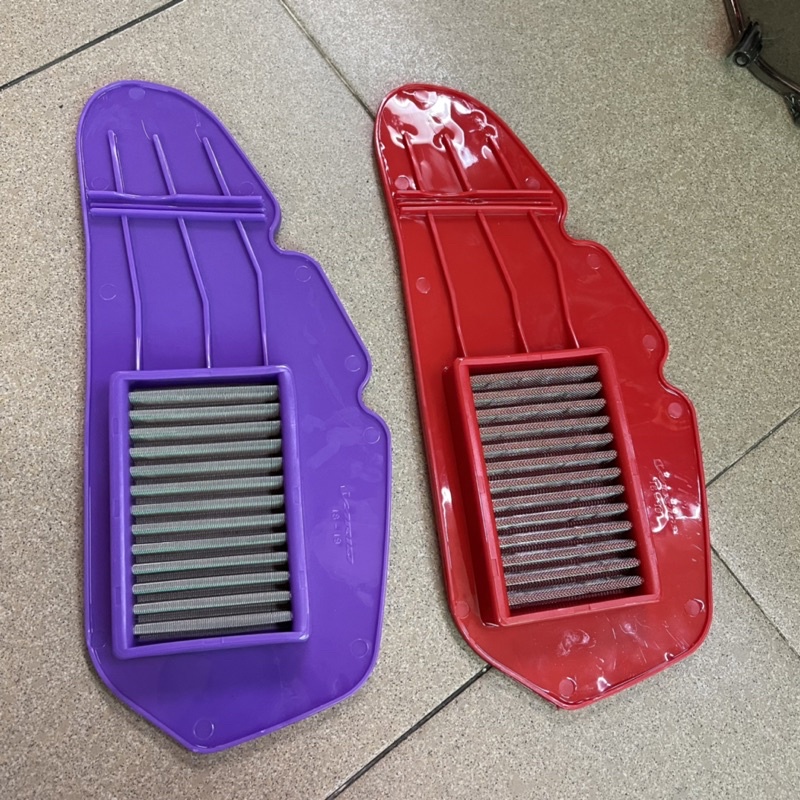 Combo Ốp Pô E + Lọc Gió thép Airblade 2016/2021 Vario 2018/2021 Shmode 2016/2019