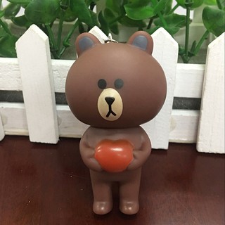 MÓC KHÓA THỎ TRẮNG VÀ GẤU BROWN