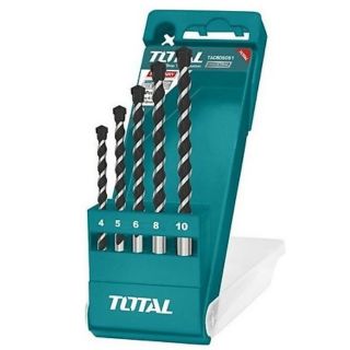 Bộ 5 mũi khoan bê tông đuôi trơn total TACSD5051